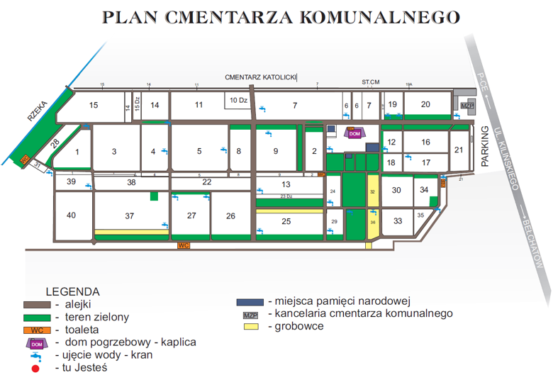 Mapka Cmentarza